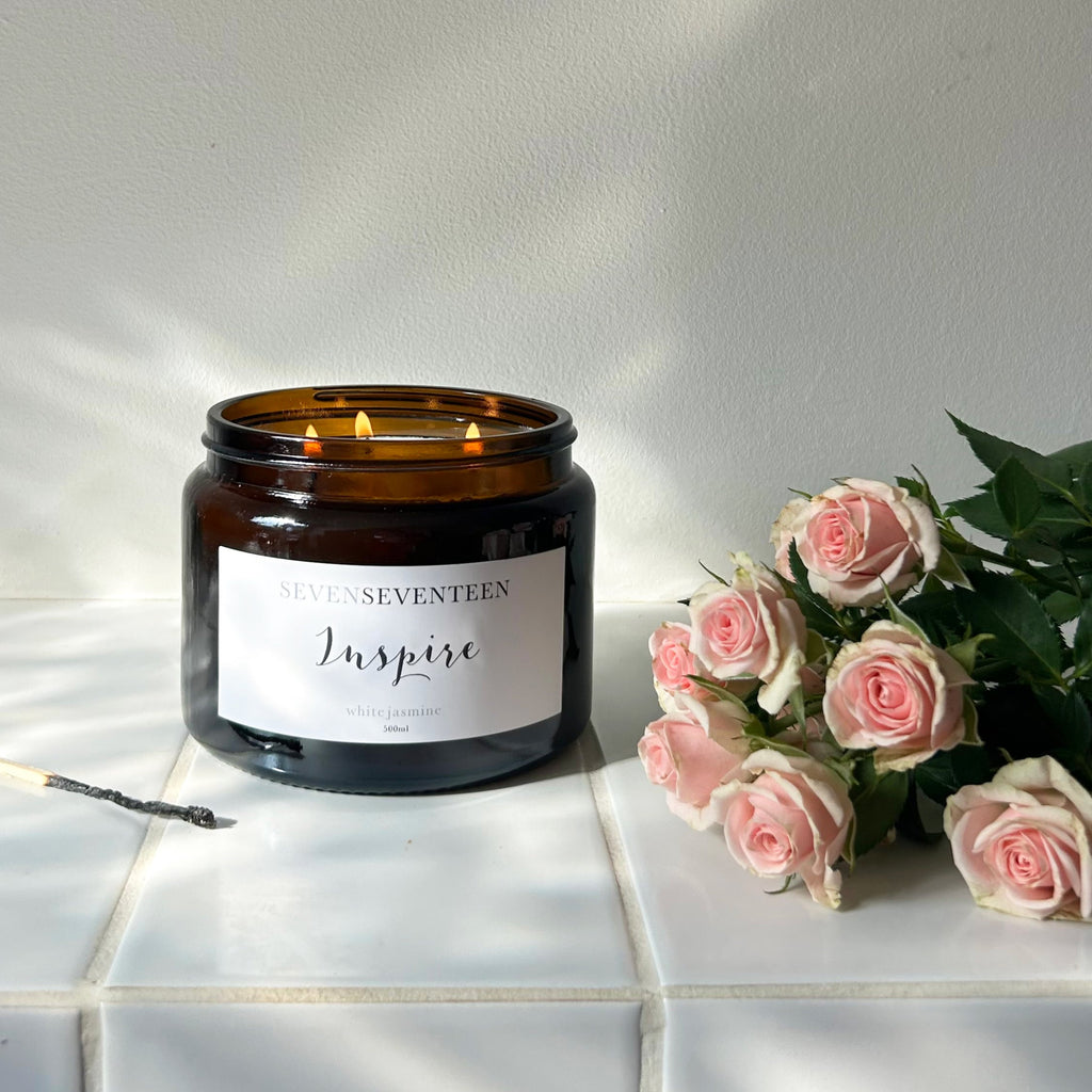 Inspire / White Jasmine 500ml Candle