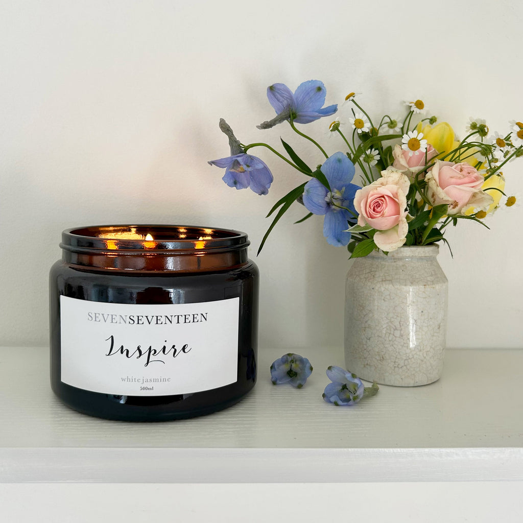 Inspire / White Jasmine 500ml Candle