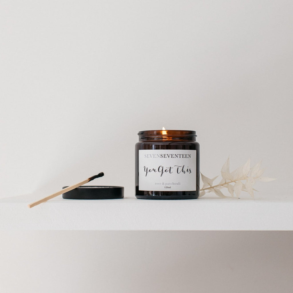YOU GOT THIS / ROSE & PATCHOULI 120ML CANDLE
