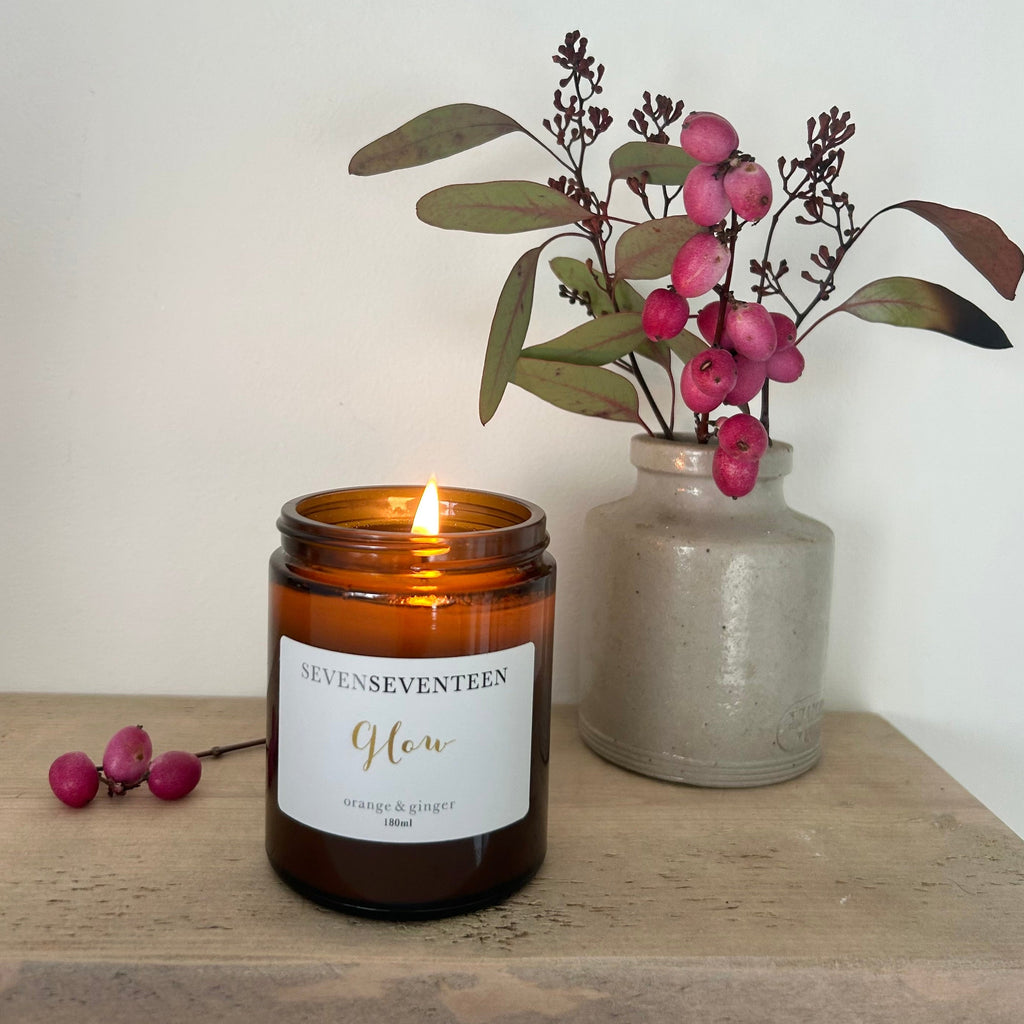 Glow / Orange & Ginger candle