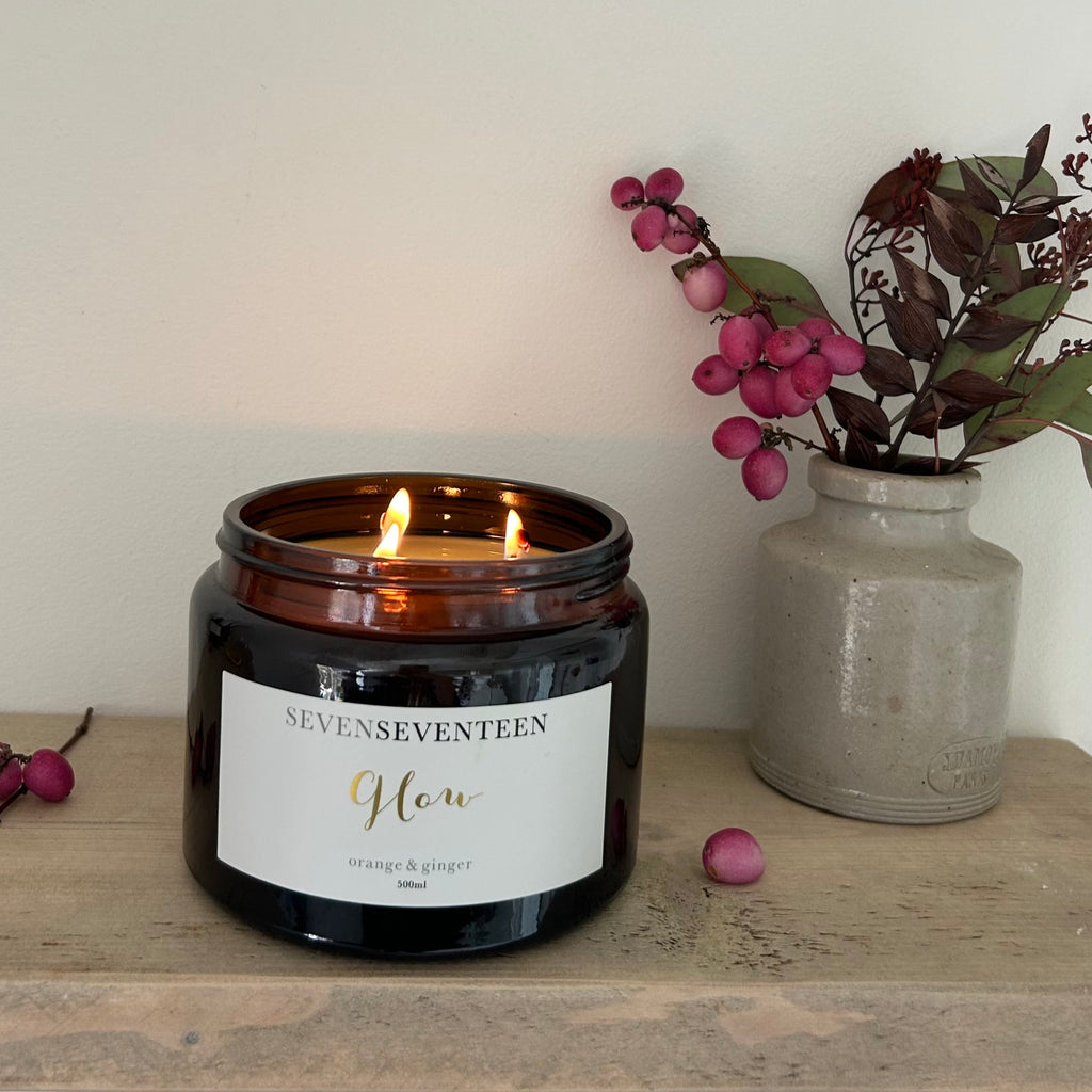 Glow / Orange & Ginger candle