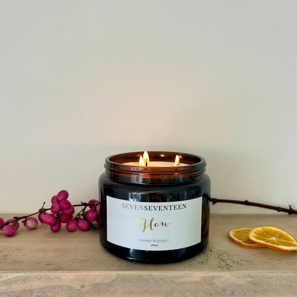 Glow / Orange & Ginger candle