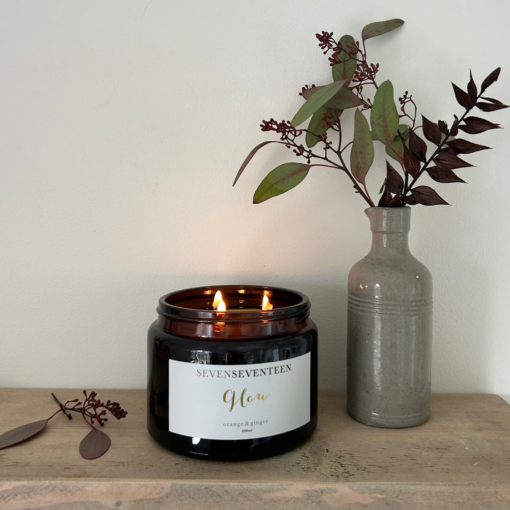 Glow / Orange & Ginger candle