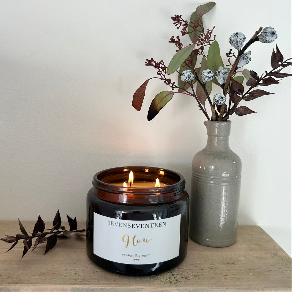 Glow / Orange & Ginger candle