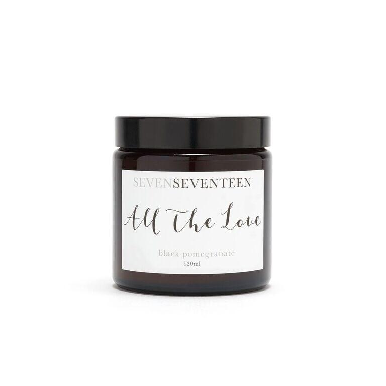 ALL THE LOVE / BLACK POMEGRANATE 120ML CANDLE